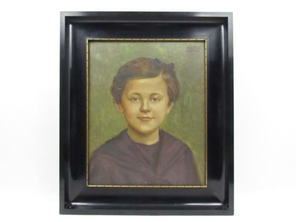 Bild von Ölbild Knaben Porträt, Öl auf Leinwand, 1. Hälfte des 20. Jahrhundert, signiert & datiert